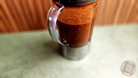 Chicken Birria Tacos Chilis Blended