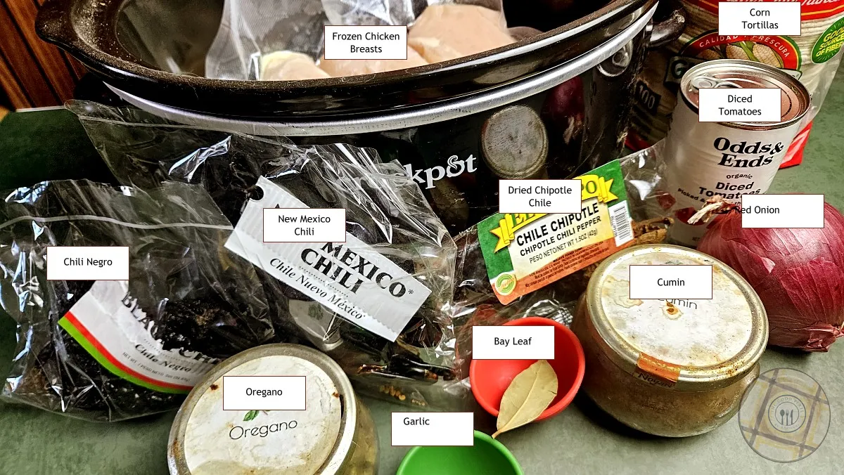 Chicken Birria Tacos Ingredients