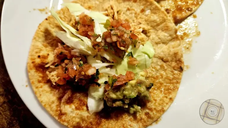 Chicken Birria Tacos Served