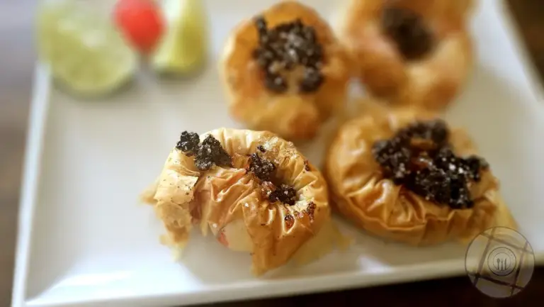 Cherry Lime Rickey Round Baklava Plated