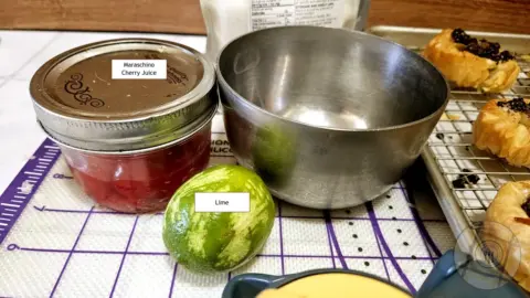Cherry Lime Rickey Round Baklava Syrup