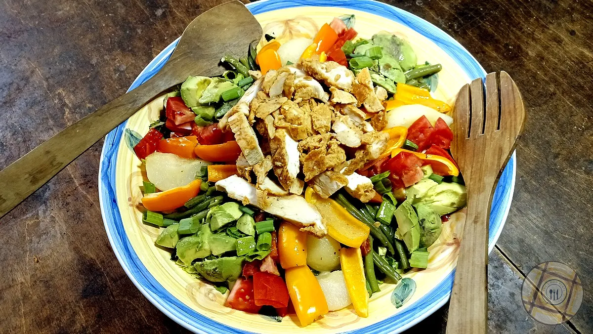 Freds' Style Chicken Salad Served